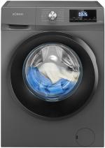 ARDEBO.de Bomann WAT 7186 8kg/5kg Waschtrockner, 60cm breit, 1400U/min, Kindersicherung, Wasserüberlaufsicherung, Unwuchtkontrolle, Titan schwarz (771861)