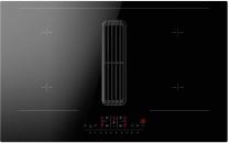 ARDEBO.de Amica DHKI 752 800 C Induktionskochfeld mit Dunstabzug, 83 cm breit, 362 m³/h, TouchControl, Kindersicherung, Facettenschliff Rahmenlos