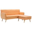 ARDEBO.de - Sofa L-Form Stoff 171,5x138x81,5 cm Orange