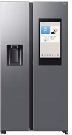 ARDEBO.de Samsung RS90F67BETEF Stand Side-by-Side Kombination, 91,2 cm breit, 614 L, NoFrost+, Wassertank, WiFi, Eis- und Wasserspender, Edelstahloptik