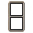 ARDEBO.de JUNG CD585GB Rahmen 5fach, gold-bronze