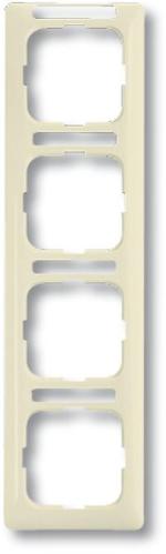 Busch-Jaeger 1724 NSKA-212 Abdeckrahmen, Duro 2000 Si Linear, 4-fach Rahmen, weiß (2CKA001754A4098)