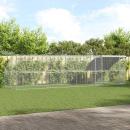 Hühnerkäfig Silber 800 x 200 x 198.5 cm Verzinkter Stahl