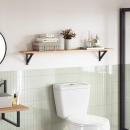 ARDEBO.de - Tischplatte Rechteckig 160x20x2 cm Massivholz Akazie