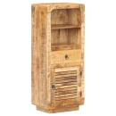 ARDEBO.de - Highboard 45x32x110 cm Raues Mangoholz