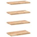 ARDEBO.de - Schweberegale 4 Stk. 60x20x2 cm Massivholz Akazie Unbehandelt