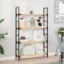 ARDEBO.de - Schweberegal 80x20x2 cm Massivholz Akazie Unbehandelt