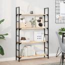 ARDEBO.de - Schweberegale 2 Stk. 80x20x2 cm Massivholz Akazie Unbehandelt