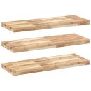 ARDEBO.de - Schweberegale 3 Stk. 80x30x4 cm Massivholz Akazie Unbehandelt