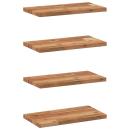 ARDEBO.de - Schweberegale 4 Stk. 60x20x2 cm Massivholz Akazie Ölbehandelt