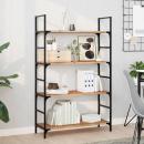 ARDEBO.de - Schweberegale 4 Stk. 100x30x2 cm Massivholz Akazie Ölbehandelt