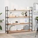 ARDEBO.de - Schweberegale 3 Stk. 120x30x2 cm Massivholz Akazie Ölbehandelt