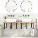 ARDEBO.de - Waschtischplatte Unbehandelt 120x60x4 cm Massivholz Akazie