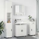 ARDEBO.de - Badezimmermöbel Set 4 pcs Hochglanz-Weiß 61 x 35 x 64 cm