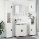 ARDEBO.de - Badezimmermöbel Set 5 pcs Hochglanz-Weiß 61 x 35 x 64 cm