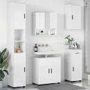 ARDEBO.de - Badezimmermöbel Set 5 pcs Hochglanz-Weiß 61 x 35 x 64 cm