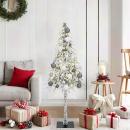 ARDEBO.de - KünstlicherWeihnachtsbaum Weiß 120cm PVC