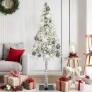 ARDEBO.de - KünstlicherWeihnachtsbaum Weiß 150cm PVC