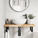 ARDEBO.de - Tischplatte 100x40x4 cm Rechteckig Massivholz Akazie