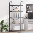 ARDEBO.de - Regal Grau Sonoma 80 x 30 x 183 cm Holzwerkstoff