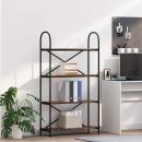 ARDEBO.de - Regal Räuchereiche 80 x 30 x 146 cm Holzwerkstoff