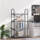 ARDEBO.de - Regal Grau Sonoma 80 x 30 x 146 cm Holzwerkstoff