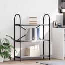 ARDEBO.de - Regal Grau Sonoma 80 x 30 x 109 cm Holzwerkstoff