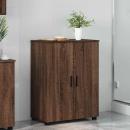ARDEBO.de - Badezimmer Schrank Braune Eiche 60 x 35 x 80 cm Holzwerkstoff