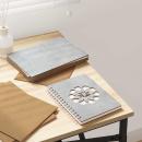 ARDEBO.de - Dekorpaneele 12 pcs Betongrau 21 x 30 x 0.3 cm Holzwerkstoff