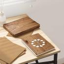 ARDEBO.de - Dekorpaneele 50 pcs Altholz 21 x 30 x 0.3 cm Holzwerkstoff