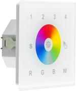ARDEBO.de EVN DALI-Wandpanel RGB+W, 100-240V/AC, DT8, 4-Kanal. weiß (DAL8WPRGBW)