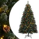 ARDEBO.de - Künstlicher Weihnachtsbaum 300 LEDs 180 cm