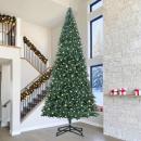 ARDEBO.de - Künstlicher vorbeleuchteter Weihnachtsbaum Grün 500 cm PVC