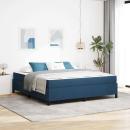 ARDEBO.de - Boxspringbett Blau und Schwarz 180 x 200 cm