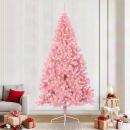 ARDEBO.de - Weihnachtsbaum mit dekorativen Saitenlichtern Rosa 240 cm