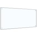 ARDEBO.de - Küchenrückwand Transparent 120×60 cm Hartglas