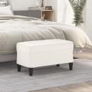 ARDEBO.de - Sitzbank Creme 70x35x41 cm Kunstleder