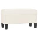 ARDEBO.de - Sitzbank Creme 70x35x41 cm Kunstleder
