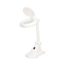 ARDEBO.de - Lupenleuchte | Linsenstärke: 3 - 12 Dioptrien | 6500 K | 6 W | 400 lm | Weiss