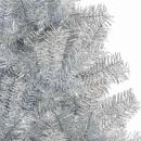 ARDEBO.de - Künstliche Weihnachtsbäume Silber 180 cm PET