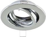 ARDEBO.de EVN Deckeneinbau, rund, schwenkbar, IP20, max. 50W, chrom (517011)