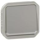 ARDEBO.de Legrand Plexo New Einsatz Wechselschalter Kontroll 10AX, Steckklemmen (SL), IP 55, grau (069512L)