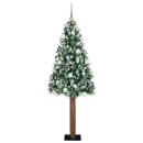 ARDEBO.de - Schlanker Weihnachtsbaum Grün 72 x 72 x 180 cm PVC