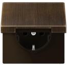 ARDEBO.de Jung ME1520KIKLAT SCHUKO Steckdose, 16 A 250 V ~, messing antik