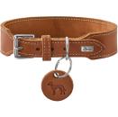 Hunter Halsband Aalborg Rindsleder cognac extrabreit 55/M
