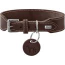 Hunter Halsband Aalborg Rindsleder dunkelbraun extrabreit 45/S