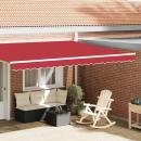 ARDEBO.de - Markisenfranse Rot 4,3 x 0,2 m Segeltuch