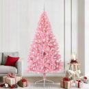 ARDEBO.de - Künstlicher vorbeleuchteter Weihnachtsbaum Rosa 240 cm PVC