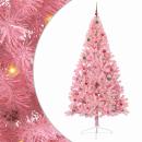 ARDEBO.de - Künstlicher vorbeleuchteter Weihnachtsbaum Rosa 240 cm PVC