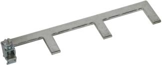ARDEBO.de Dehn EB 1 3 10 Erdungsbügel einphasig, 3-polig, 10 TE, mit Anschlussklemme bis 25 mm² (900461)